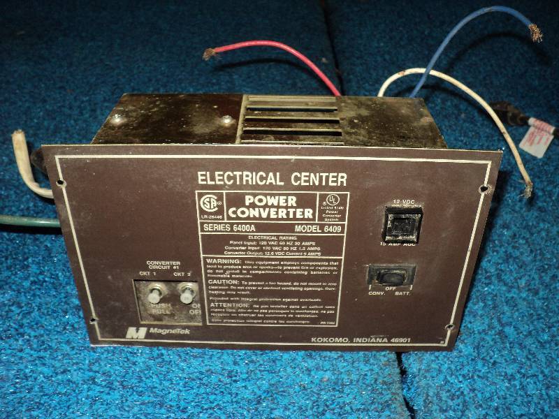 Electrical Center Power Converter Series 6400 A model 6409, used | The  Resale Stand auction 2220 Hardware, Business Industrial, Home repair Auto  Office supplies and more | Equip-Bid  Magnetek Power Converter 6400a Wiring Diagram    Equip-Bid