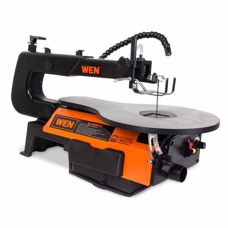lot 542 image: WEN 3920 16-inch Variable Speed Scroll Saw With Flexible LED Light