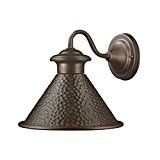 lot 659 image: Home Decorators Collection Essen 9 In. Wall-mount Outdoor Antique Copper Lantern