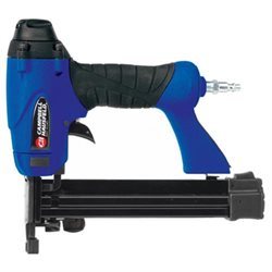 lot 700 image: Campbell Hausfeld 38-Inch to 1-14-Inch 18-Gauge Narrow Crown Air Powered Stapler Model CHN10399