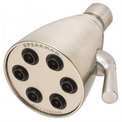 lot 712 image: Speakman S-2252-BN-BP Anystream 6 Jet Showerhead, Satin Nickel
