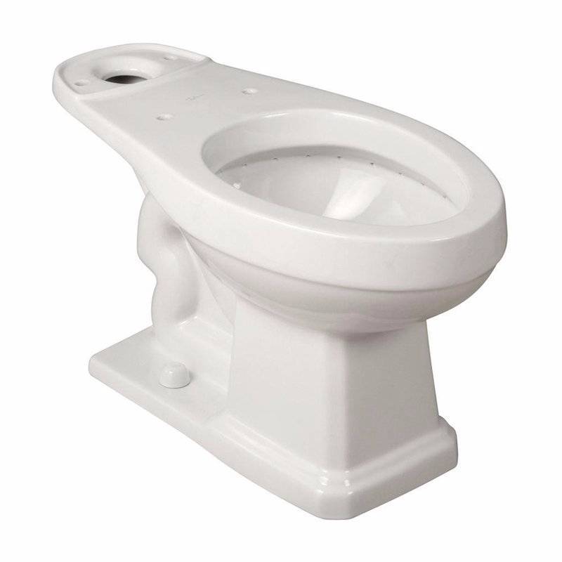 lot 721 image: Pegasus LL-1930-W Series 1930 Round Front Toilet Bowl, White