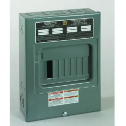 lot 731 image: Square D by Schneider Electric QO816L100SCP QO 100 Amp 8-Space 16-Circuit Indoor Surface Mount Main Lugs Load Center