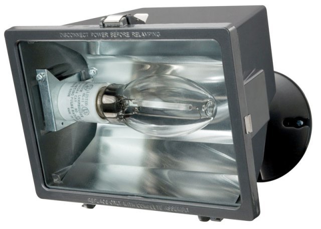 lot 774 image: Lithonia OFL 70S 120 LP BZ M4 70-Watt High Pressure Sodium Flood Light Medium Base Lamp, Bronze