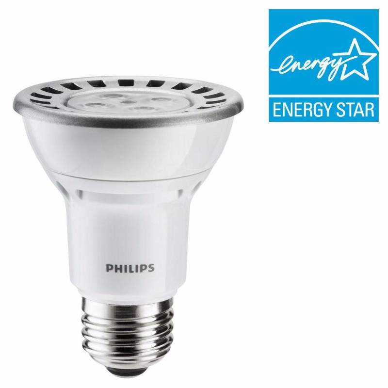 lot 818 image: PAR20 DEL  faisceau projecteur dintrieur 6 W  - Lumire blanc brillant 3 000 K