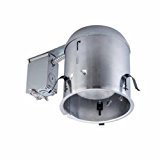 lot 839 image: Commercial Electric 6 In. Aluminum Ic Remodel Housing (6-pack)