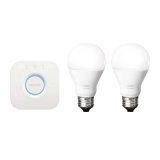 lot 853 image: Philips 455287 A19 Starter Kit, Hue White