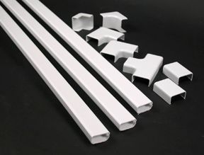 lot 861 image: Wiremold Cord & Cable Organizer Kit White 4  Bag