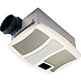 lot 872 image: NuTone QTXN110HFLT 110CFM Bath Fan with Heater and Flourescent Light