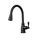 lot 874 image: Pfister Tuscan Bronze Canton 1-Handle Pull-Down Sprayer Kitchen Faucet in Tuscan Bronze