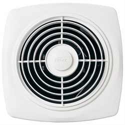 lot 905 image: Broan 509 White Wall Fan 180 CFM 6.5 Sone Wall Mounted HVI Certified
