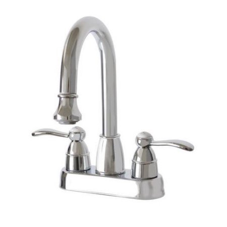 lot 945 image: Belle Foret CR-WH76574C 4-Inch Centerset 2-Handle High-Arc Bathroom Faucet in Oil-Rubbed Bronze