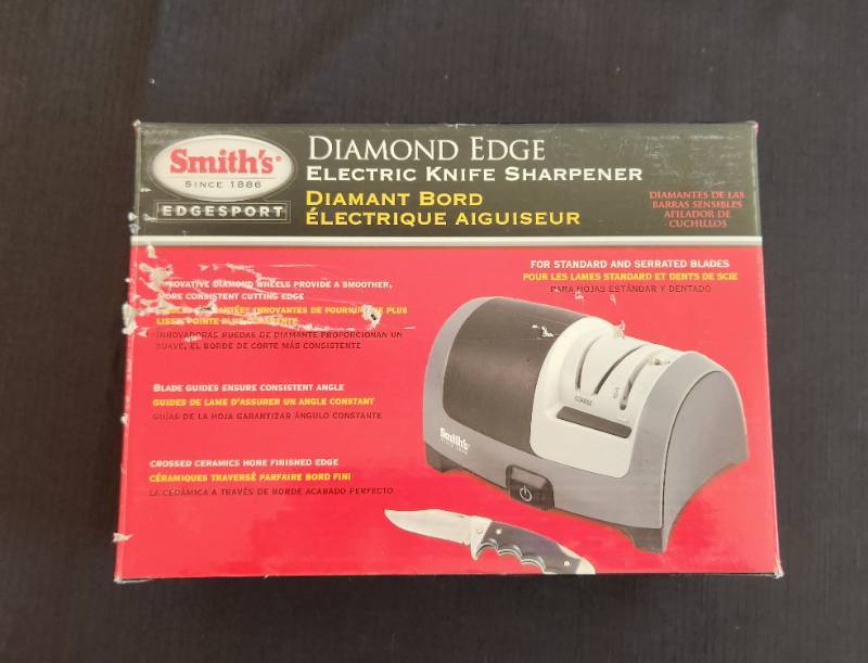 Smith's Housewares Electric Knife Sharpener, Deluxe Diamond