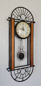 lot 107 image: Howard Miller Wall Clock - 9 12 x 24 - Model# 625-241