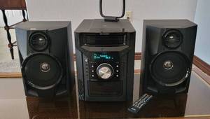 lot 116 image: Sharp Model CD-BH950 Mini Component System with Remote, 2 Speakers and Antenna