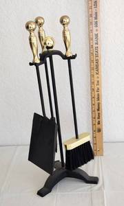 lot 150 image: Cast Iron Fireplace Set