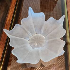 lot 205 image: Frosted Viking Glass Bowl