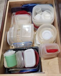 lot 228 image: Plastic Storage Containers