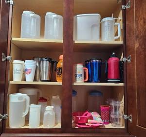 lot 245 image: Pitchers, Cups and Kids Dishes