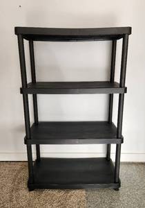 lot 415 image: Plastic Storage Shelf - 34 x 16 x 55