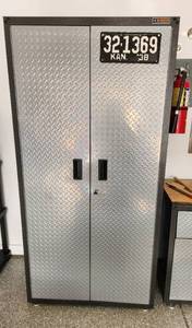 lot 416 image: Gladiator Steel Large Gearbox Cabinet - 36 x 18 x 73