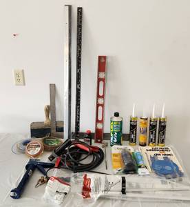 lot 461 image: Home Improvement Supplies, Trimmer String and Jumper Cables