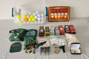 lot 477 image: Golf Balls and Golf Tees