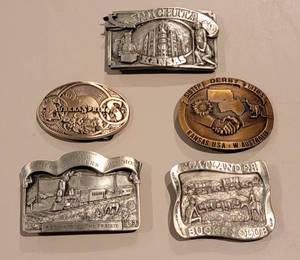 lot 308 image: Wichita and Surrounding Areas Belt Buckles