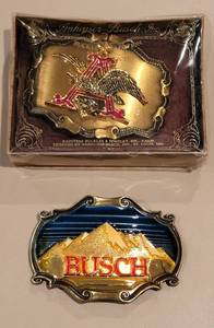 lot 311 image: Anheuser Busch Belt Buckles