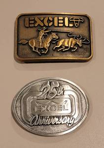 lot 314 image: EXCEL Belt Buckles
