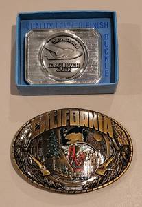lot 315 image: California Belt Buckles