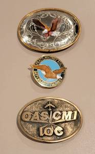 lot 316 image: Pratt & Whitney, OASCMI Program and Eagle Belt Buckles