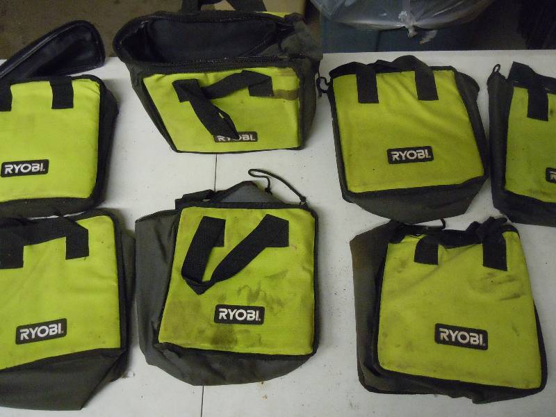lot 171 image: Lot of Ryobi storage bags