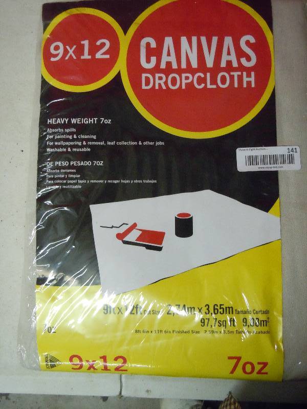 lot 141 image: 9x12 Canvas Cloth