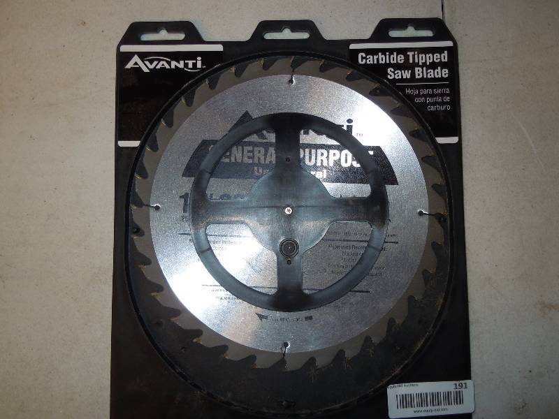 lot 191 image: Carbide tipped saw blade