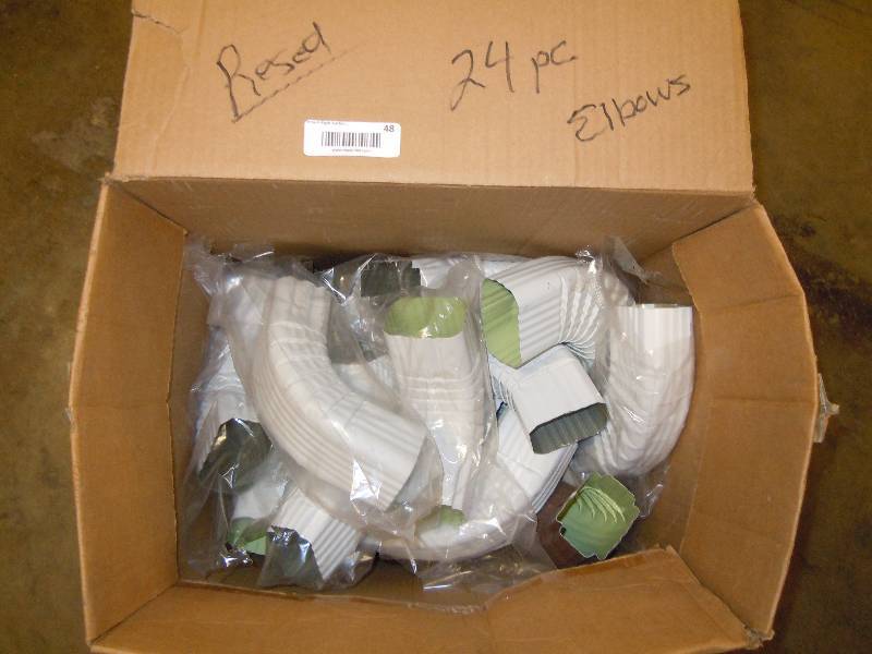 lot 48 image: 24 pieces New Residential Elbow Downspout