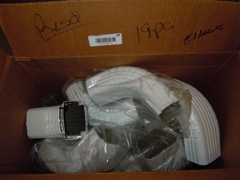 lot 49 image: 19 pieces New Residential Elbow Downspout