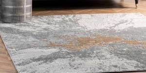 lot 28158 image: nuLOOM Cyn Abstract Accent Rug, 2 x 3 Feet, Silver