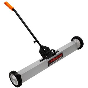 lot 28180 image: Neiko 53416A 24-Inch Magnetic Pick-Up Sweeper with Wheels  30-LBS Capacity