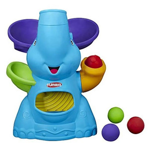 lot 28200 image: playskool poppin park elefun busy ball popper toy
