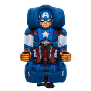 lot 28217 image: KidsEmbrace Combination Harness Booster Car Seat Marvel Avengers Captain America