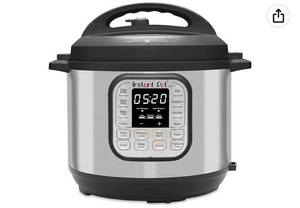 lot 28226 image: Instant Pot Duo 7-in-1 Electric Pressure Cooker, Slow Cooker, Rice Cooker, Steamer, Saut�, Yogurt Maker, Warmer & Sterilizer, Includes App With Over 800 Recipes, Stainless Steel, 6 Quart