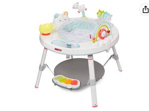 lot 28228 image: Skip Hop Baby Activity Center Interactive Play Center with 3-Stage Grow-with-Me Functionality, 4mo, Silver Lining Cloud