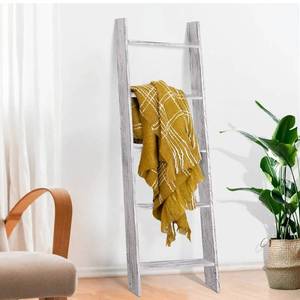 lot 56881 image: Rose Home Fashion RHF Decorative Blanket Ladder,Rustic Blanket Ladder,4ft Blanket Ladders,Rustic Wood Ladder,Farmhouse Blanket Ladder, Storage Ladder Quilt Rack