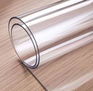 lot 56895 image: retails for 69.99 OstepDecor 2mm Thick 54 x 54 Inch Clear Table Cover Protector, Table Protector for Dining Room Table, Clear Plastic Tablecloth Protector, Clear Table Cloth Table Pad for Kitchen Wood Grain