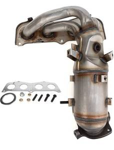 lot 56930 image: FOMIUZY High Flow Front Catalytic Converter Kit Direct-Fit Toyota Camry Solara 2002 2003 2004 2005 2006 2.4L Replaces 25051-0H040 25051-0H010 674-811