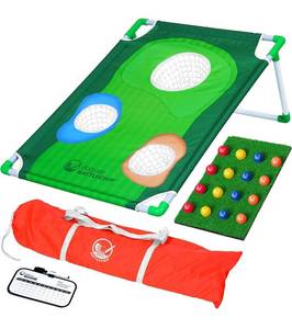 lot 56978 image: GoSports BattleChip Backyard Golf Cornhole Game