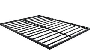 lot 56989 image: retails for 115.99 Zinus Gulzar Easy Assembly Quick Lock 1.6 Inch Bunkie Board  Bed Slat Replacement, Queen, Black