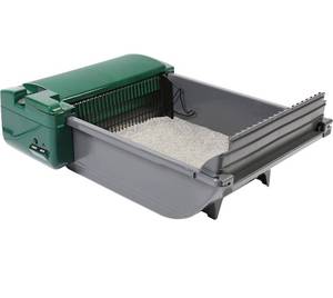 lot 56997 image: Pet Zone Smart Scoop Automatic Litter Box (Self Cleaning Litter Box, Cat Litter Box with No Expensive Refills) Hands-Free, Easy to Clean Waste Disposal Litter Box, Works with Clumping Cat Litter