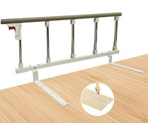 lot 57008 image: Bed Assist Rail for Elderly Adults Seniors Medical Bed Safety Rails Guard Bedrail Side Grab Bar Adjustable Support Handle Collapsible Half Handicap Railings Portable Adjustable Rails(47x18, 1PCS)